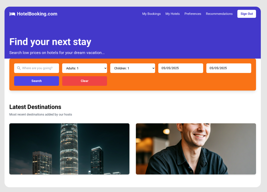 Hotel Booking System